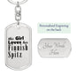 Finnish Spitz - Luxury Dog Tag Keychain