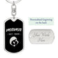 Mama, Est. 1969 v2 - Luxury Dog Tag Keychain