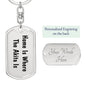 Akita's Home - Luxury Dog Tag Keychain