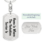 Yorkshire Terrier's Home - Luxury Dog Tag Keychain