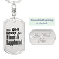 Finnish Lapphund - Luxury Dog Tag Keychain
