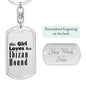 Ibizan Hound - Luxury Dog Tag Keychain