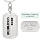 Army Girlfriend - Luxury Dog Tag Keychain