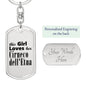 Cirneco dell'Etna - Luxury Dog Tag Keychain