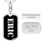 Eric v3 - Luxury Dog Tag Keychain