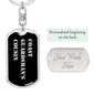Coast Guardsman's Cousin v2 - Luxury Dog Tag Keychain
