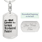 German Wirehaired Pointer - Luxury Dog Tag Keychain