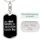 Australian Cattle Dog v2 - Luxury Dog Tag Keychain