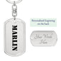 Marlin - Luxury Dog Tag Keychain