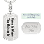 Maltese's Home - Luxury Dog Tag Keychain