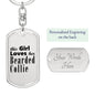 Bearded Collie - Luxury Dog Tag Keychain