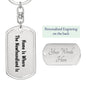 Newfoundland's Home - Luxury Dog Tag Keychain