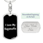 Love My Ragamuffin v2 - Luxury Dog Tag Keychain