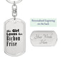 Bichon Frise - Luxury Dog Tag Keychain