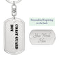 Coast Guard Boy - Luxury Dog Tag Keychain