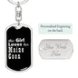 Maine Coon v2 - Luxury Dog Tag Keychain