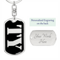 Ty v2 - Luxury Dog Tag Keychain