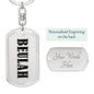 Beulah v01 - Luxury Dog Tag Keychain