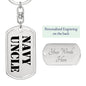 Navy Uncle - Luxury Dog Tag Keychain