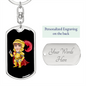 Knight 05-2 - Luxury Dog Tag Keychain