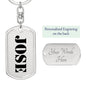 Jose - Luxury Dog Tag Keychain