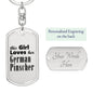 German Pinscher - Luxury Dog Tag Keychain