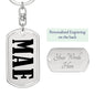 Mae v01 - Luxury Dog Tag Keychain