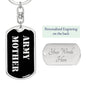 Army Mother v2 - Luxury Dog Tag Keychain