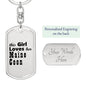 Maine Coon - Luxury Dog Tag Keychain