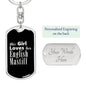 English Mastiff v2 - Luxury Dog Tag Keychain