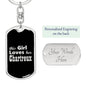 Chartreux v2 - Luxury Dog Tag Keychain