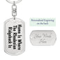 Rhodesian Ridgeback's Home - Luxury Dog Tag Keychain