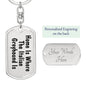 Italian Greyhound's Home - Luxury Dog Tag Keychain