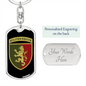 24th Mechanized Brigade (Ukraine) v3 - Luxury Dog Tag Keychain