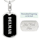 Delmar v2 - Luxury Dog Tag Keychain
