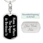Dogue de Bordeaux's Home v2 - Luxury Dog Tag Keychain