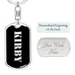 Kirby v2 - Luxury Dog Tag Keychain