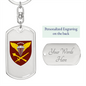 Air Assault Forces Command (Ukraine) - Luxury Dog Tag Keychain