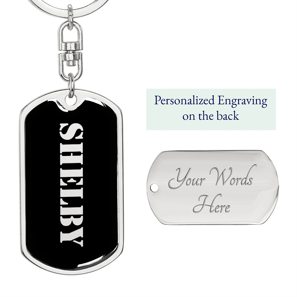 Shelby v2 - Luxury Dog Tag Keychain