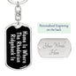Rhodesian Ridgeback's Home v2 - Luxury Dog Tag Keychain