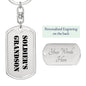 Soldier's Grandson - Luxury Dog Tag Keychain