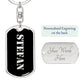 Stefan v2 - Luxury Dog Tag Keychain