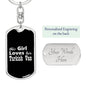 Turkish Van v2 - Luxury Dog Tag Keychain
