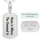 Samoyed's Home - Luxury Dog Tag Keychain
