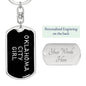 Oklahoma City Girl v5 - Luxury Dog Tag Keychain