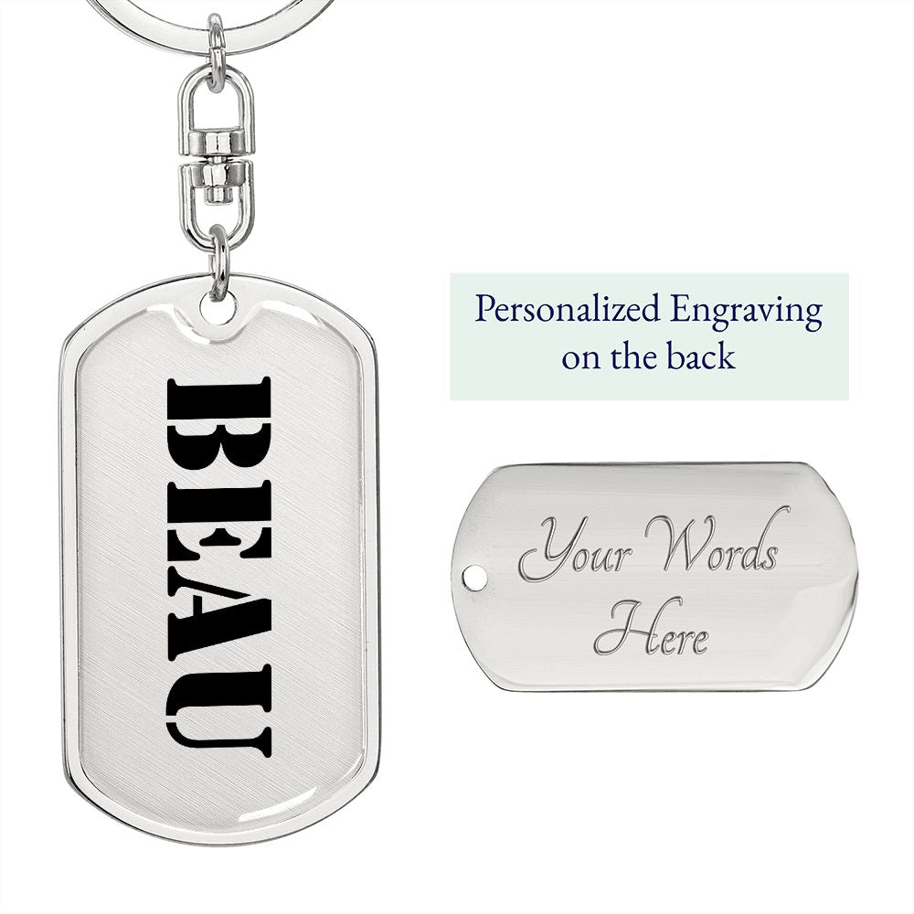 Beau - Luxury Dog Tag Keychain