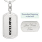 Marcelino - Luxury Dog Tag Keychain