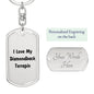 Love My Diamondback Terrapin - Luxury Dog Tag Keychain