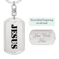 Jesus - Luxury Dog Tag Keychain