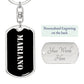 Mariano v2 - Luxury Dog Tag Keychain